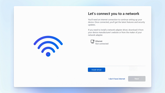 How to install Windows 11 without the internet and a Microsoft account